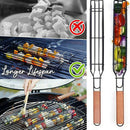 Barbecue Grill Basket Stainless Steel Nonstick Camping BBQ Kitchen Tools Newly