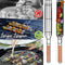 Barbecue Grill Basket Stainless Steel Nonstick Camping BBQ Kitchen Tools Newly