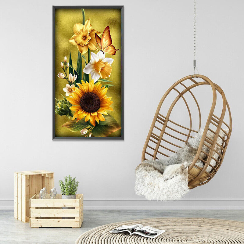 Diamond Painting 5D Sunflower DIY Full Square Drill Mosaic Picture Crafts A
