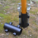Outdoor Camping Canopy Pole Holder Iron Windproof Rod Fixed Tube Accessories