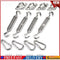 4pcs Sun Shade Sail Installation Hardware Kit for Rectangle Tent Awning #F