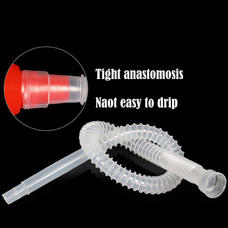 Car Motorcycle Refueling Funnel Detachable Hose Gasoline Additive Oil X1B3
