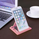 Mobile Phone Folding Charging Rack Holder for Smartphone Tablet(Pink)