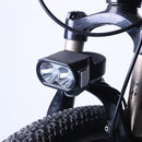 E-Bike LED Front Lamp 36V 48V 60V Bicycle Flashlight Headlight Horn Accessories