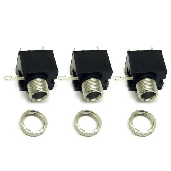 10Pcs 3.5mm Female Connector 3 Pin Headphone Jack Socket Mono Channel PJ-301M
