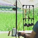 Portable Camping Light Pole & Spider Web Table Top Light Stand for Outdoor