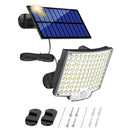 2pcs Solar Light Motion Sensor 3 Modes 106LED+Remote Control