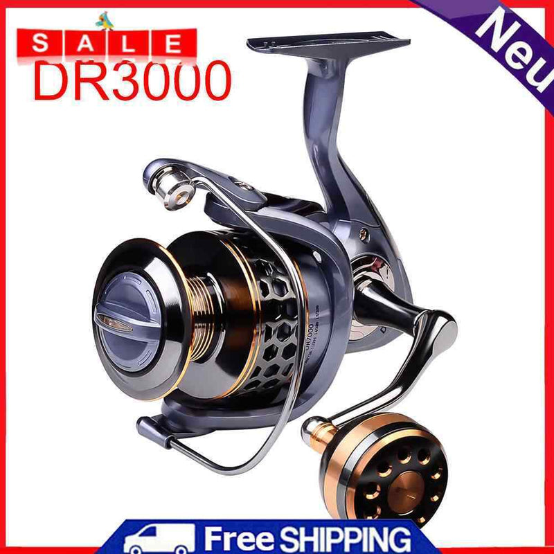 Spool Spinning Fishing Reel Steel Ball Bearings Carp Saltwater Bass Pike Wheel