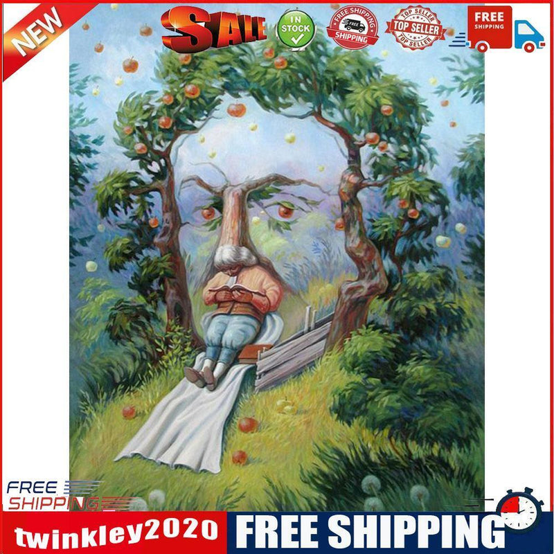 Abstract Tree Face Oil Paint By Numbers Kits Canvas Picture Wall Art DIY