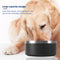 Pet Bowl Stainless Steel Non-Skid Base Dog Cat Feeding Dish Easy to Clean Black