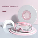 Swimming Glasses Waterproof Anti-fog Adults Diving Goggles (Clear Pink) Newly