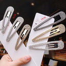 Headwear Accessories Crystal Snap Hairpin Hair Pins Hair Clips Hair Barrette