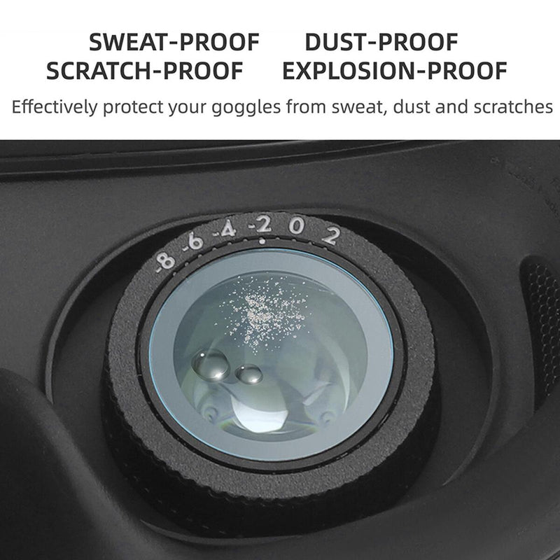 4PCS Tempered Glass Protecte Film Screen Protector for DJI FPV Flight Goggles V`