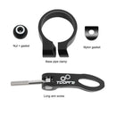 Bike Seat Tube Clip Quick Release MTB Bicycle Seatpost Clamp (Black 34.9mm)