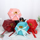 Scrapbook Valentine's Day Photo Album Hexagon Box Surprise Explosion Box