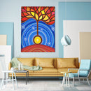 Special Shaped Crystal Full Drill Abstract tree Diamond Painting