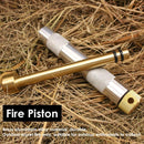 Brass Outdoor Emergency Tools Flame Maker Fire Starter (Fire Piston Kit )