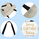 Striped letters Printed Shoulder Shopping Bag Casual Large Tote Handbag
