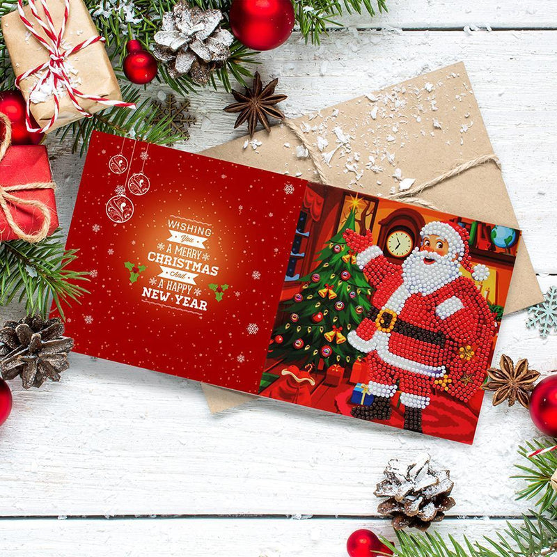 8pcs DIY Special Shaped Diamond Painting Santa Claus Snowman Elk Christmas