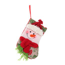 Small Christmas Pendant Knitted Socks Candy Bags Festival Decor Gift Bag(2)