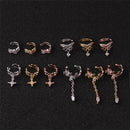 Party No Pierced CZ Cuff Earrings No Piercing Earring Ear Clip Zircon Ear Cuff