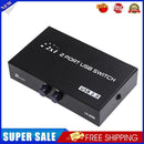 1A 2B 2 Ports USB 2.0 Sharing Switch Box for 2 Computers to Share 1 Printer