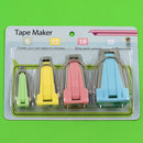 4pcs Splicing Fabric Bias Tape Maker 4 Size 6mm 12mm 18mm 25mm Binding Tools