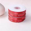 Letter Ribbon 1cm*22m Gift Wrapping Ribbon Christmas Decoration Ribbon