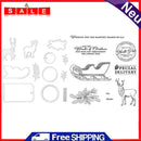 Durable Flexible Silicone Seal Carbon Steel Cutting Die for Greeting Cards Stamp