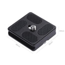 PU40 Quick Release Plate J1 N1 Tripod Ball Head Arca Swiss w/1/4-Inch Screw