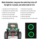RGB LED Headlight Kit for 1/10 RC Rock Crawler Cars Axial SCX10 RC4WD TRX-4