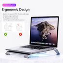 Laptop Desk Support Stand Anti Slip Dual Cooling Fan Notebook Computer Holder
