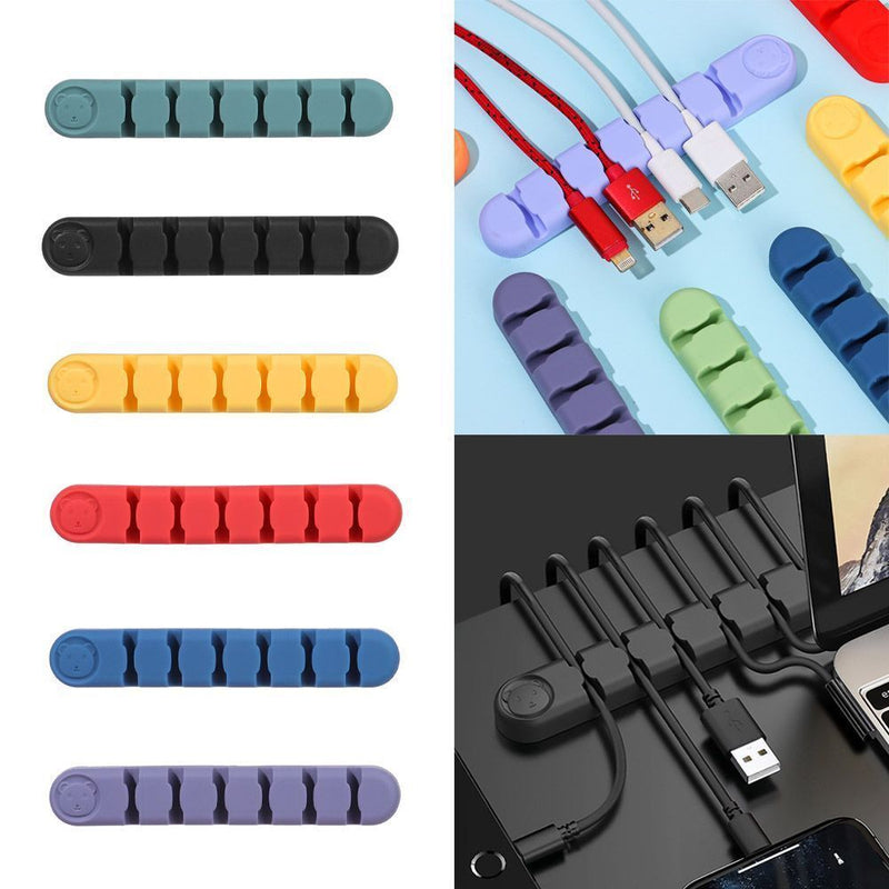 Desktop Cable Fixer Data Arrangement Phone Line Management USB Cable Organizer
