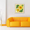 14CT Stamped Cross Stitch Kit DIY Yellow Flower Embroidery Decor (H616)