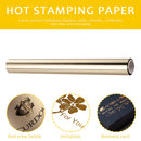 19.3cmx5m Heat Activated Foil Hot Stamping Foil Transfer Paper Roll (B) Newly
