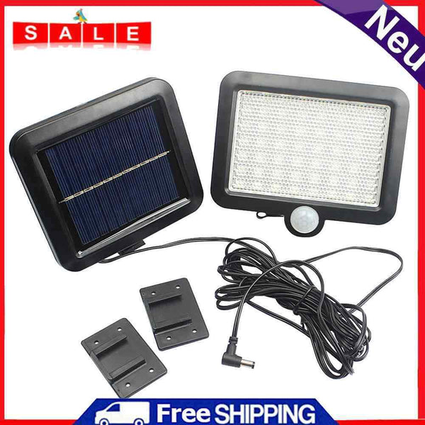 56 LED Waterproof Solar Light PIR Motion Sensor Wall Outdoor Garden Parks Sic