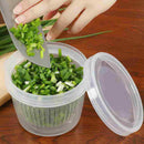 Kitchen Box Food Drain Box Fresh Box Chopped Green K Garli c Box Onion U F5T5