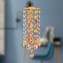 Wind Chimes Hanging Drops Colorful Crystal Pendant Home Room Garden Decoration