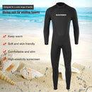 Full Body Men Neoprene Wetsuit Jumpsuit Quick-Drying Wet Suit (Black S) Newly