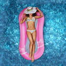 PVC Inflatable Pool Air Mattress Lounger Floating Water Hammock Bed (Pink) Newly