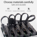 SATA 1 to 5 SATA 15Pin Hard Disk Power Supply Splitter Cable for PC Sever 76cm