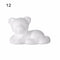Decoration Party Supplies Animals Shape Foam Balls White Polystyrene Styrofoam