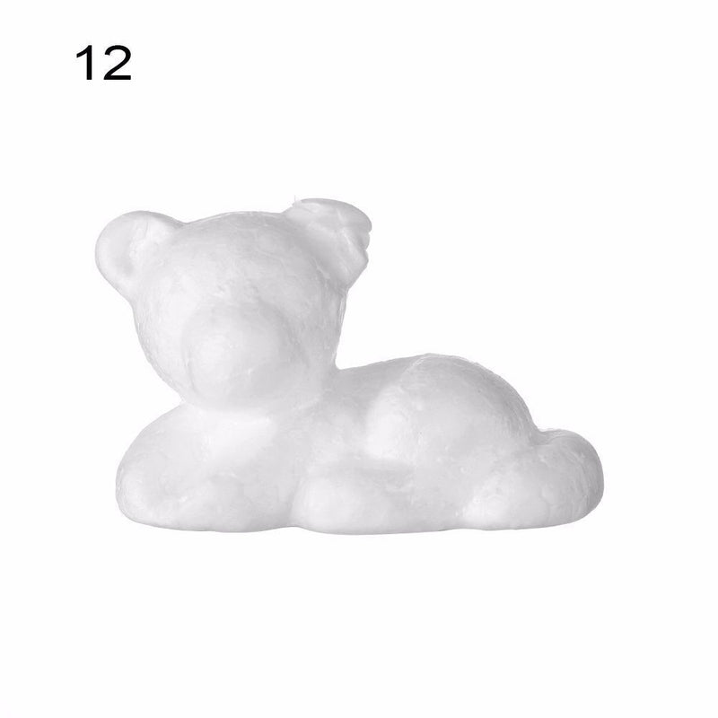 Decoration Party Supplies Animals Shape Foam Balls White Polystyrene Styrofoam