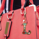 DIY Key Chain Diamond Painting Letters Women Bag Keyring Pendant Gift (L) Newly