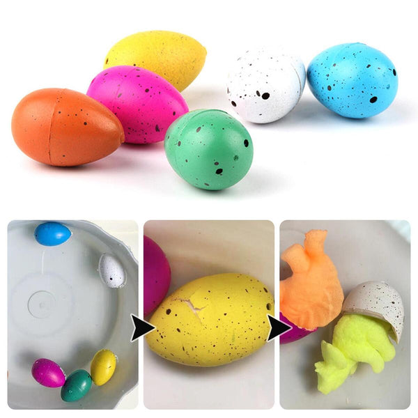 1-10 Pcs Magic Hatching Growing Dinosaur Egg Toys Color Random
