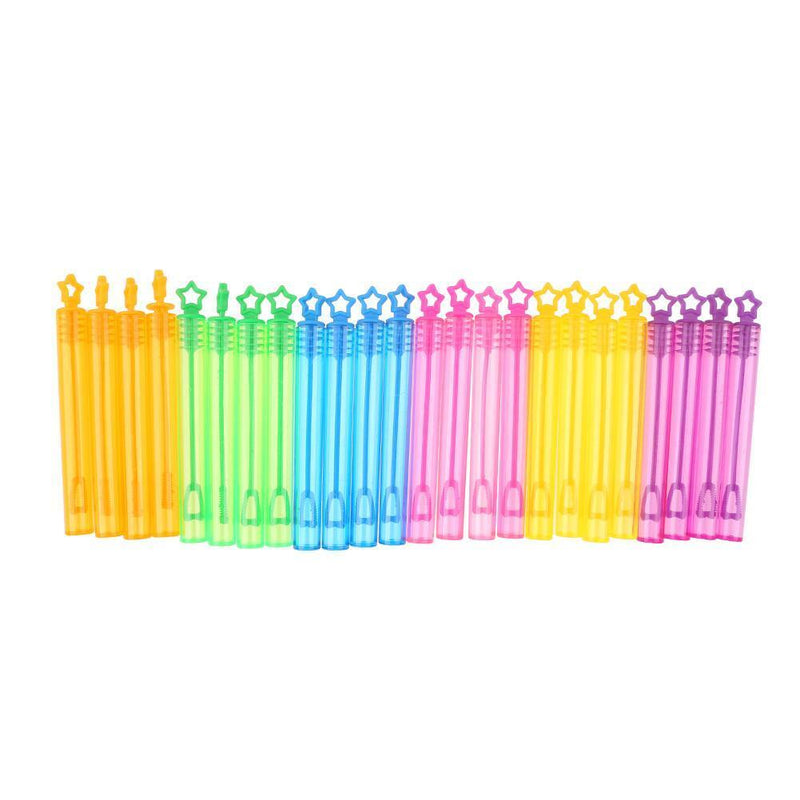 24pcs Funny Kids Outdoor Soap Bubble Bottles Toys Home Wedding Decor(Star)
