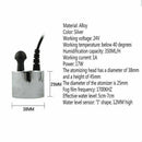 Fire Transducer Glass Disk Aquarium Fish Tank Atomizer Transducer Replacement