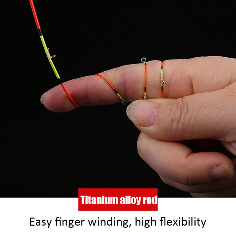 Full Titanium Alloy LED Raft Tip Repair Rod Pole Tip Fishing Tackle (0.5mm)