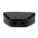 3.5mm Jack Microphone Earphone to 2.5mm Audio Adapter for Xbox 360(Black) Newly