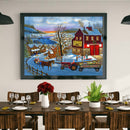 Diamond Painting 5D Full Round Drill Mosaic DIY Snow Carriage Kit Bedroom Decor